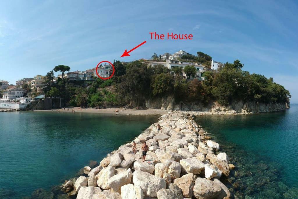 Panoramic Apartments In Villa In Center "The Beach And The Cliff" 1 Agropoli Exterior foto